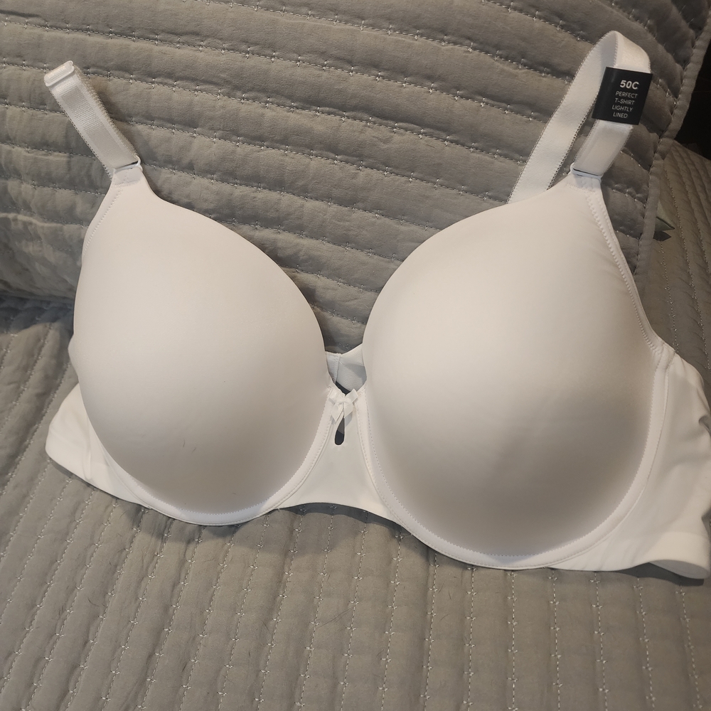 Elegant White Women's Bra